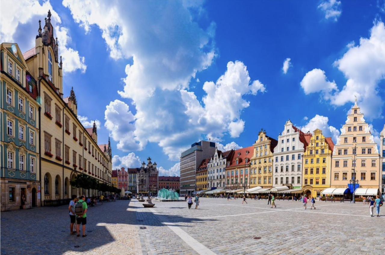 Klimatyczny Apartament Przy Rynku Breslau Exterior foto